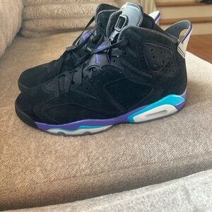 Nike Black and Purple Sneakers